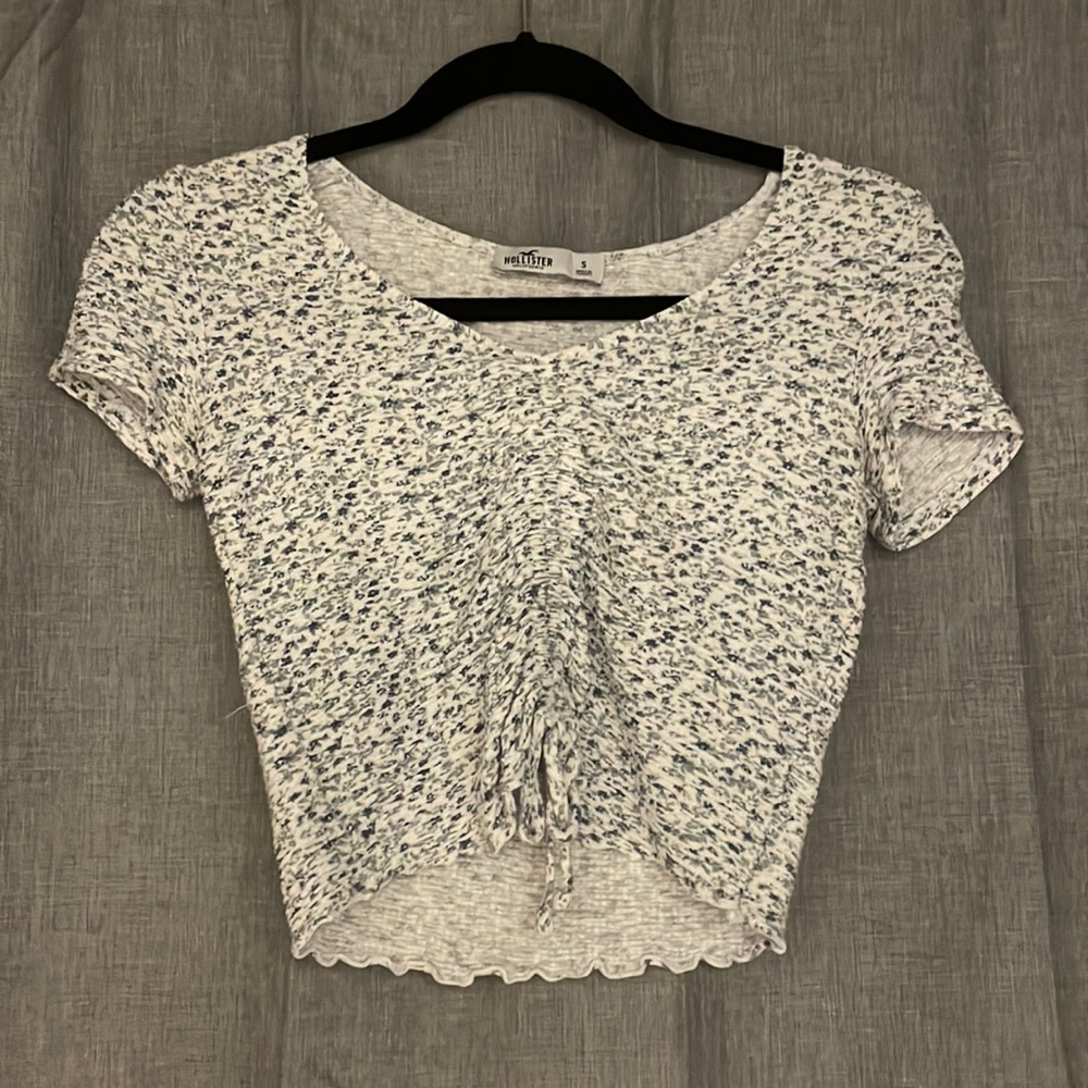 White with floral designs shirt very comfortable to wear